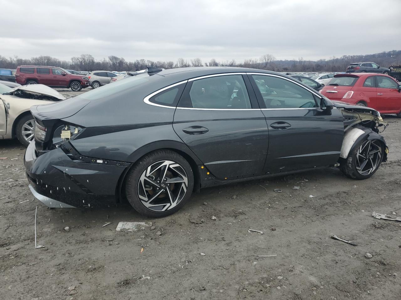 2024 Hyundai Sonata VIN KMHL14JA6RA362880 Copart auction photo, front end / rear end damage thumbnail 3