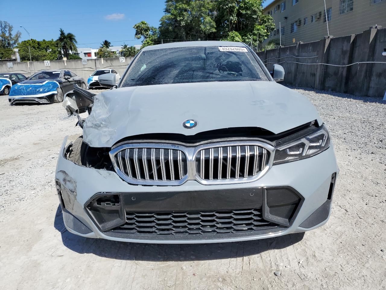 2023 BMW 3er VIN 3MW69FF07P8C92236 Copart auction photo, front end damage thumbnail 5