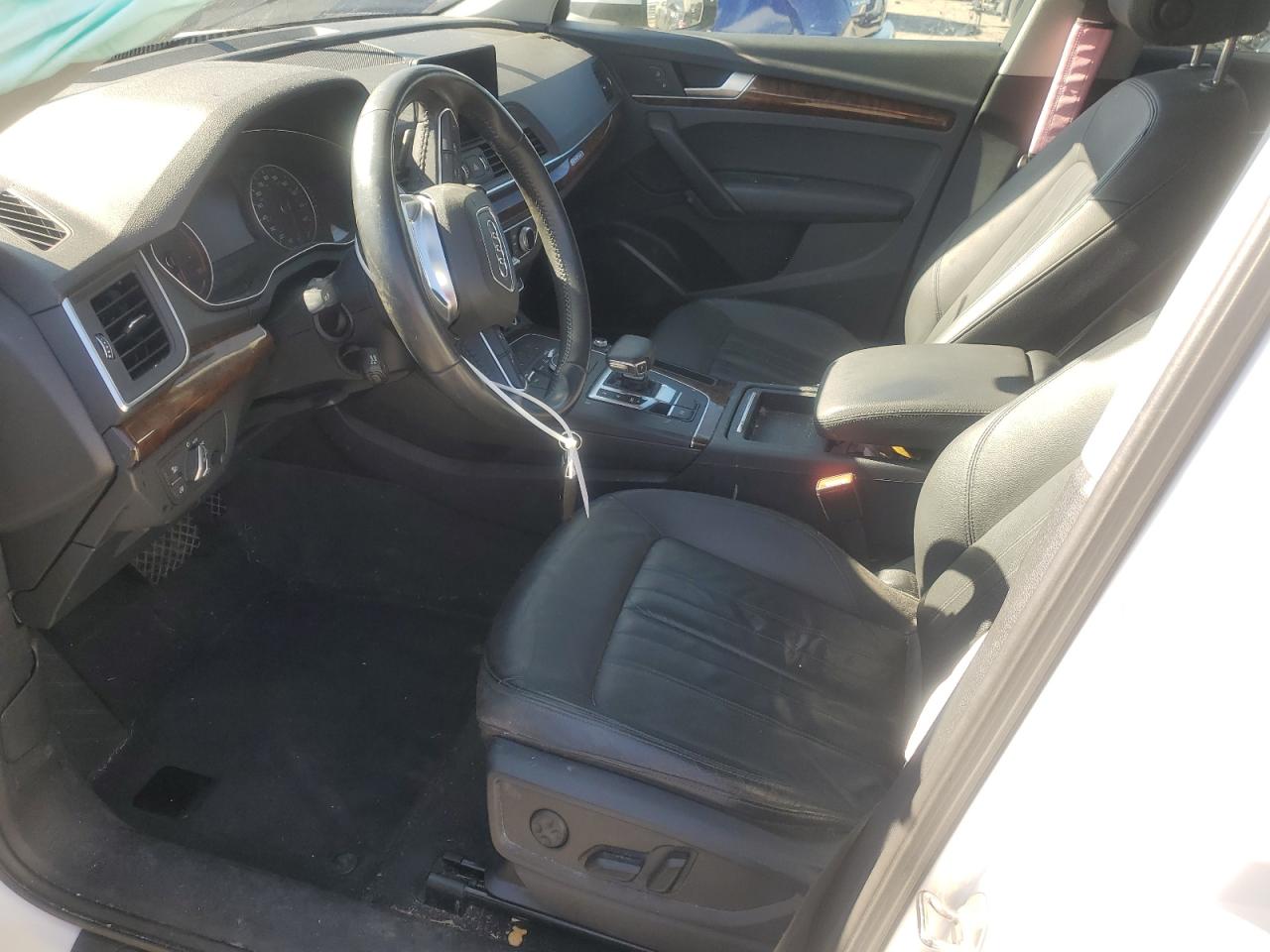 2018 Audi Q5 VIN WA1ANAFY2J2137014 Copart auction photo, side / front end damage thumbnail 7