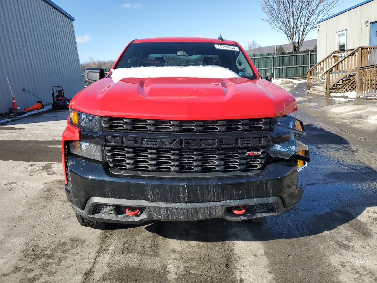 2021 Chevrolet Silverado VIN 1GCPYCEF2MZ258964 Copart auction photo, front end / side damage thumbnail 5
