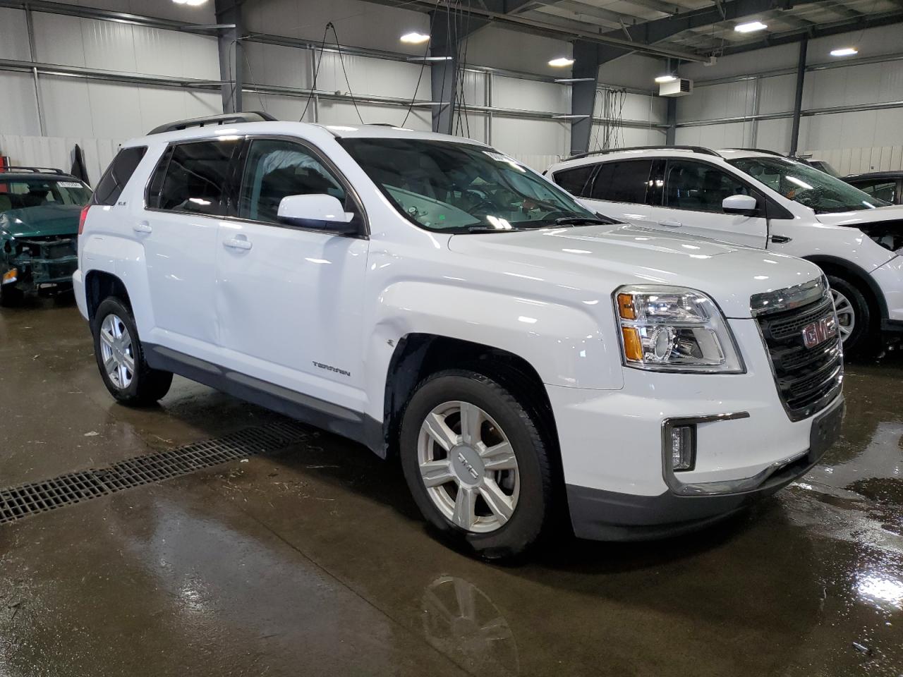 2016 GMC Terrain VIN 2GKFLTEKXG6158509 Copart auction photo, side / front end damage thumbnail 4