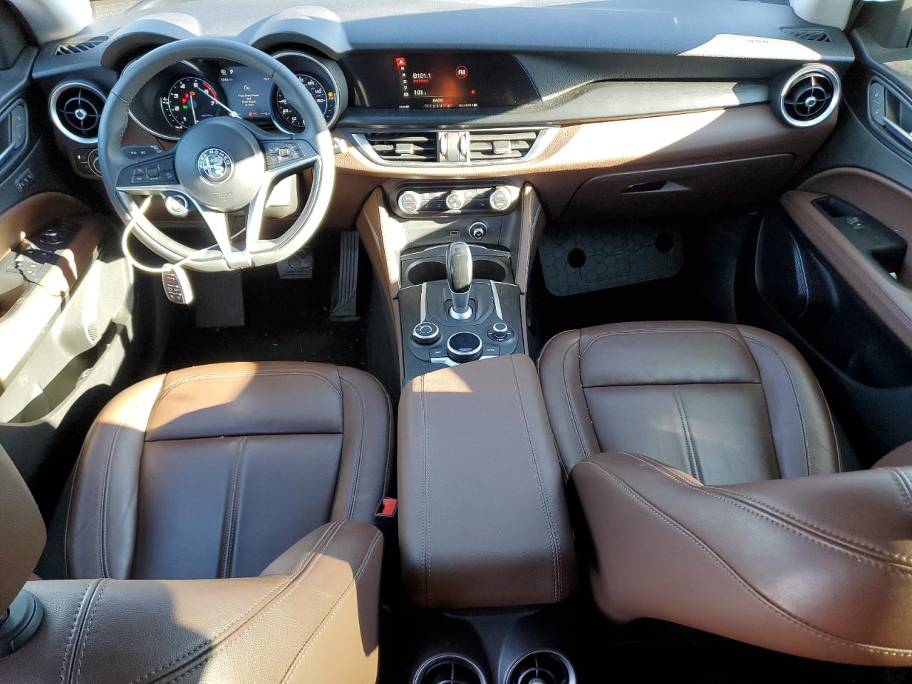2018 Alfa Romeo Stelvio VIN ZASFAKAN4J7B66695 Copart auction photo, side damage thumbnail 8