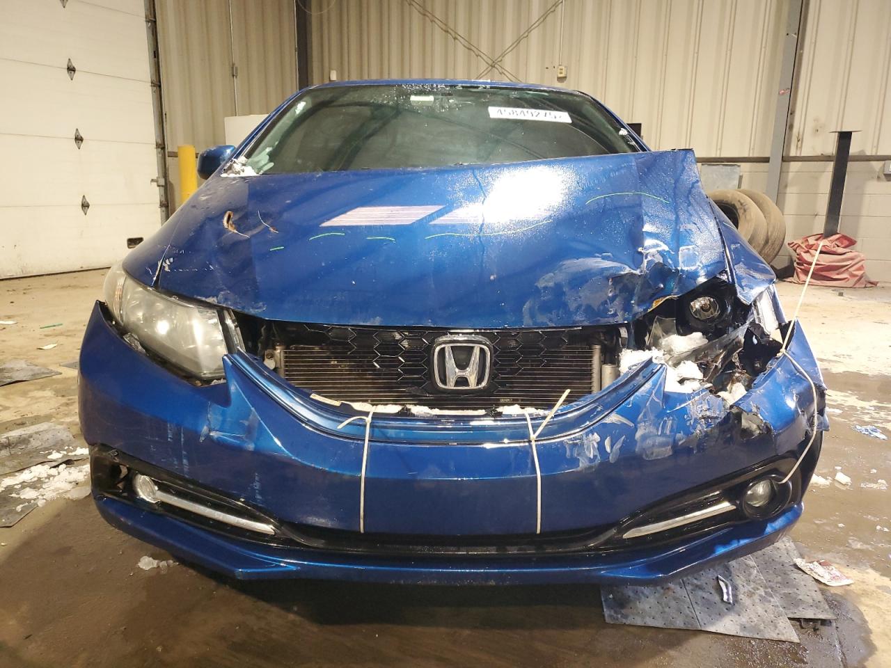 2013 Honda Civic VIN 2HGFB6E53DH704806 Copart auction photo, front end / minor dent/scratches damage thumbnail 5
