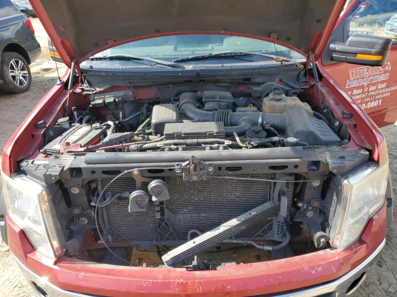 2010 Ford F-150 VIN 1FTFW1EV4AFB75353 Copart auction photo, rear end damage thumbnail 11