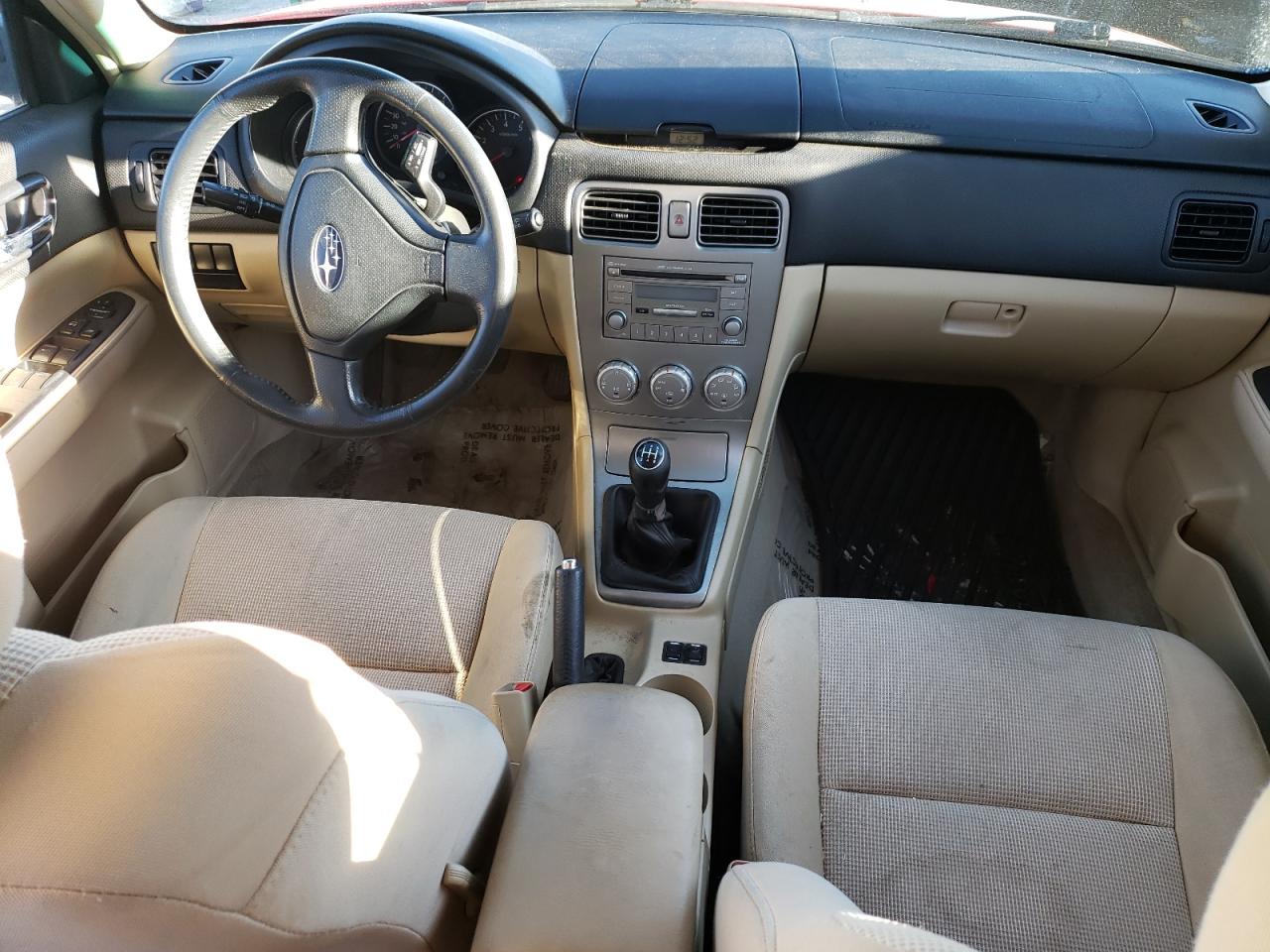 2007 Subaru Forester VIN JF1SG65677G714364 Copart auction photo, side / hail damage thumbnail 8
