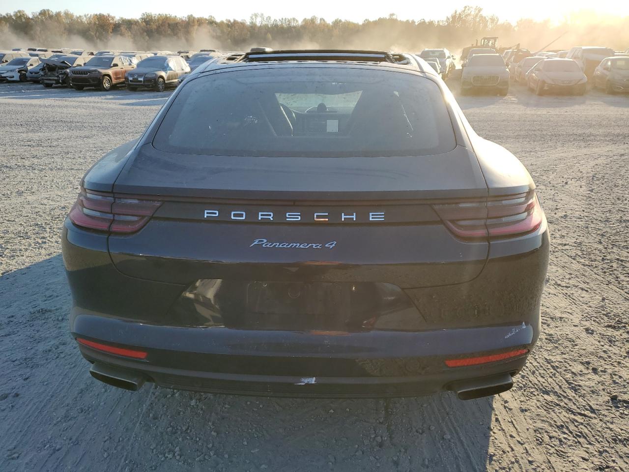 2017 Porsche Panamera VIN WP0AA2A79HL100858 Copart auction photo, top/roof damage thumbnail 6