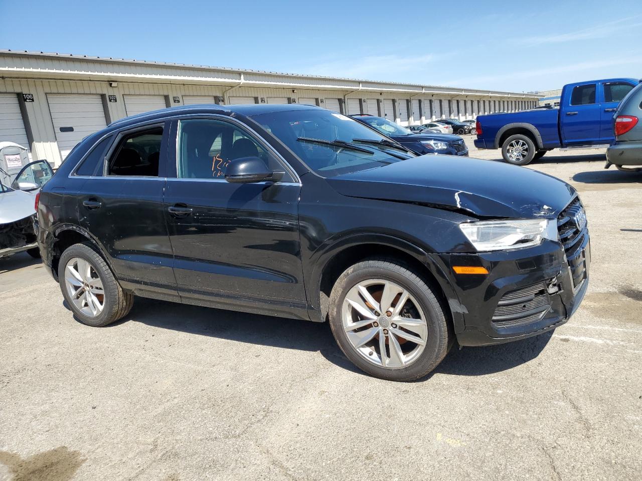 2016 Audi Q3 VIN WA1EFCFS5GR025166 Copart auction photo, all over damage thumbnail 4