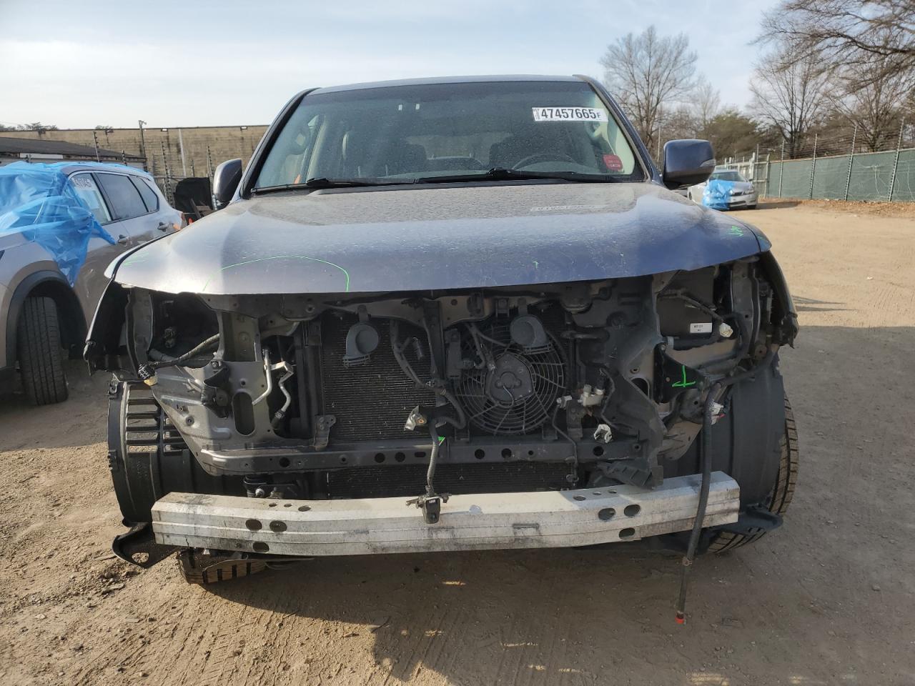 2014 Lexus LX VIN JTJHY7AX8E4141833 Copart auction photo, front end / minor dent/scratches damage thumbnail 5