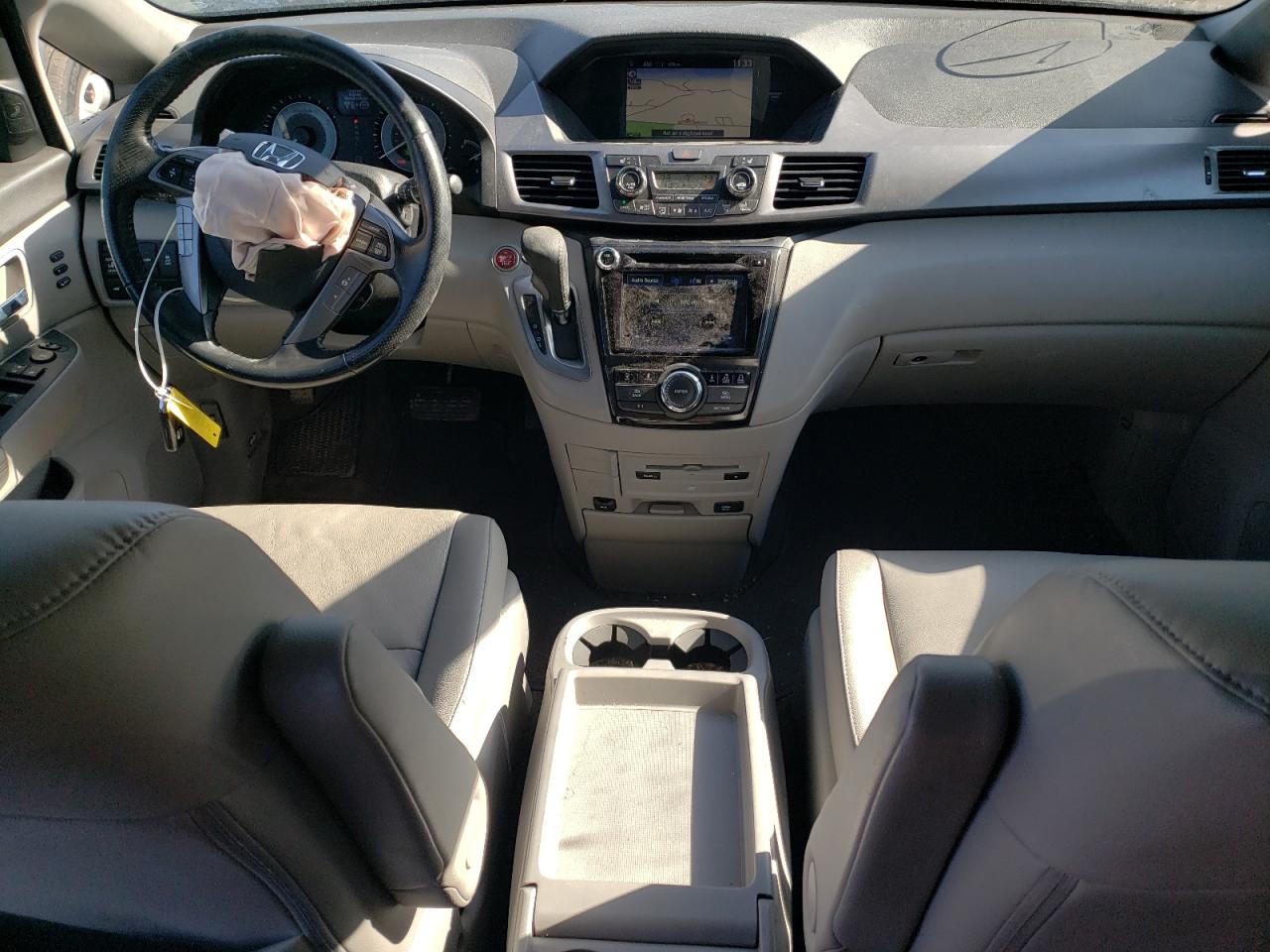 2016 Honda Odyssey VIN 5FNRL5H90GB159692 Copart auction photo, front end / minor dent/scratches damage thumbnail 8