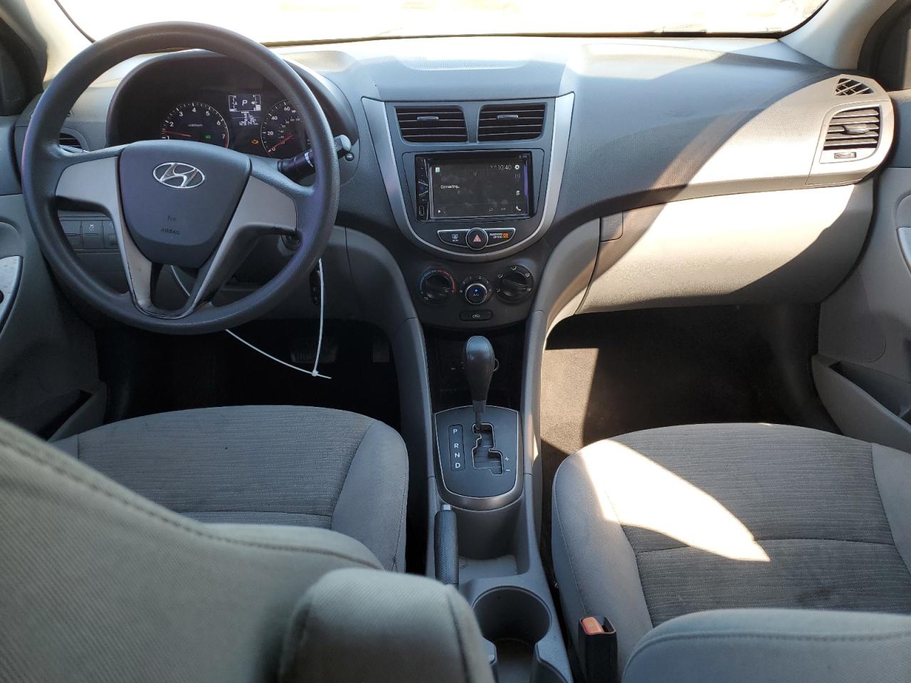 2016 Hyundai Accent VIN KMHCT4AE0GU041491 Copart auction photo, front end damage thumbnail 8