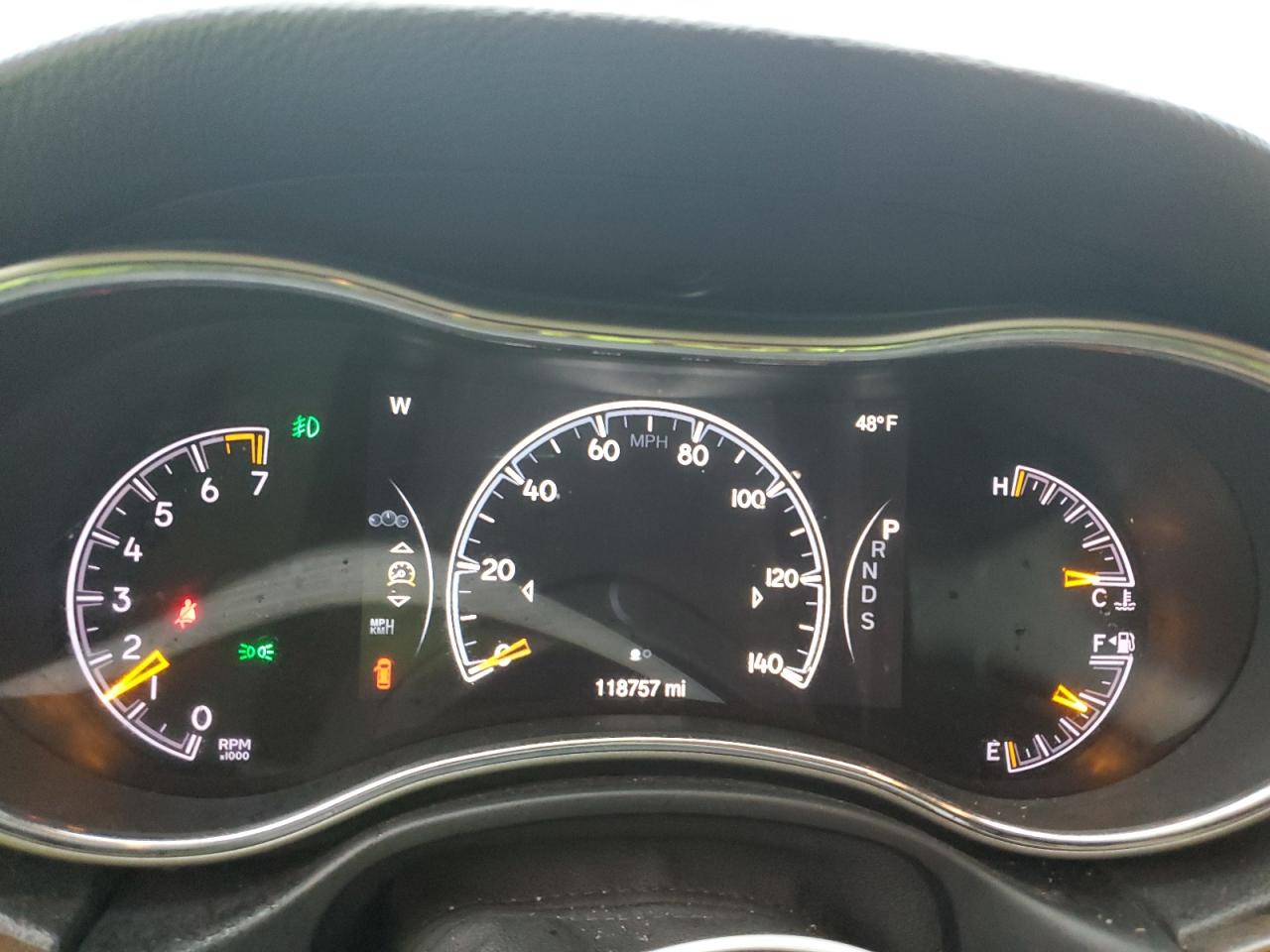 2014 Jeep Grand Cherokee VIN 1C4RJFBG9EC335085 Copart auction photo, side / front end damage thumbnail 9