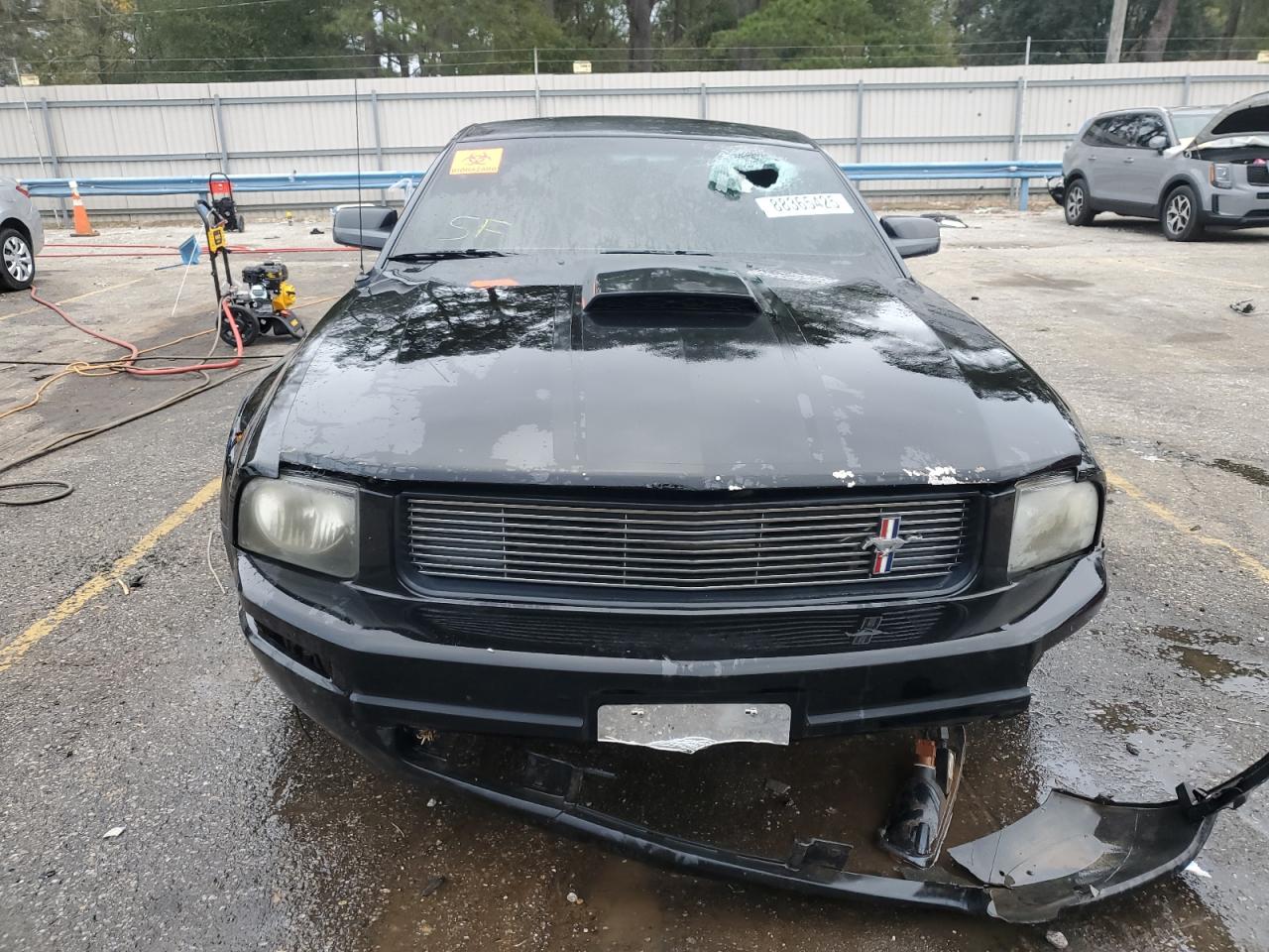 2009 Ford Mustang VIN 1ZVHT80N595145519 Copart auction photo, front end / undercarriage damage thumbnail 5