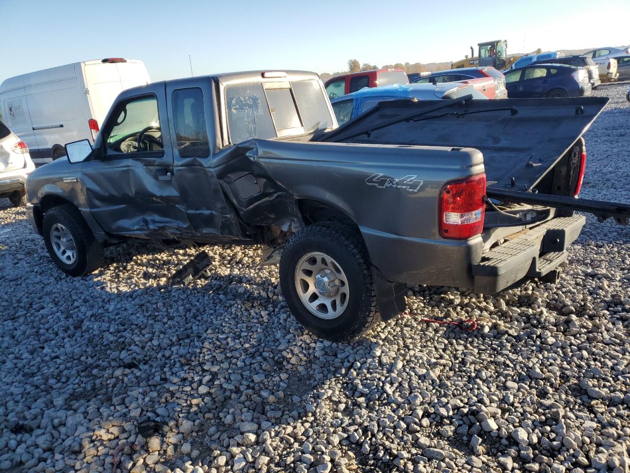 2011 Ford Ranger VIN 1FTLR4FE1BPA03254 Copart auction photo, side / rear end damage thumbnail 2