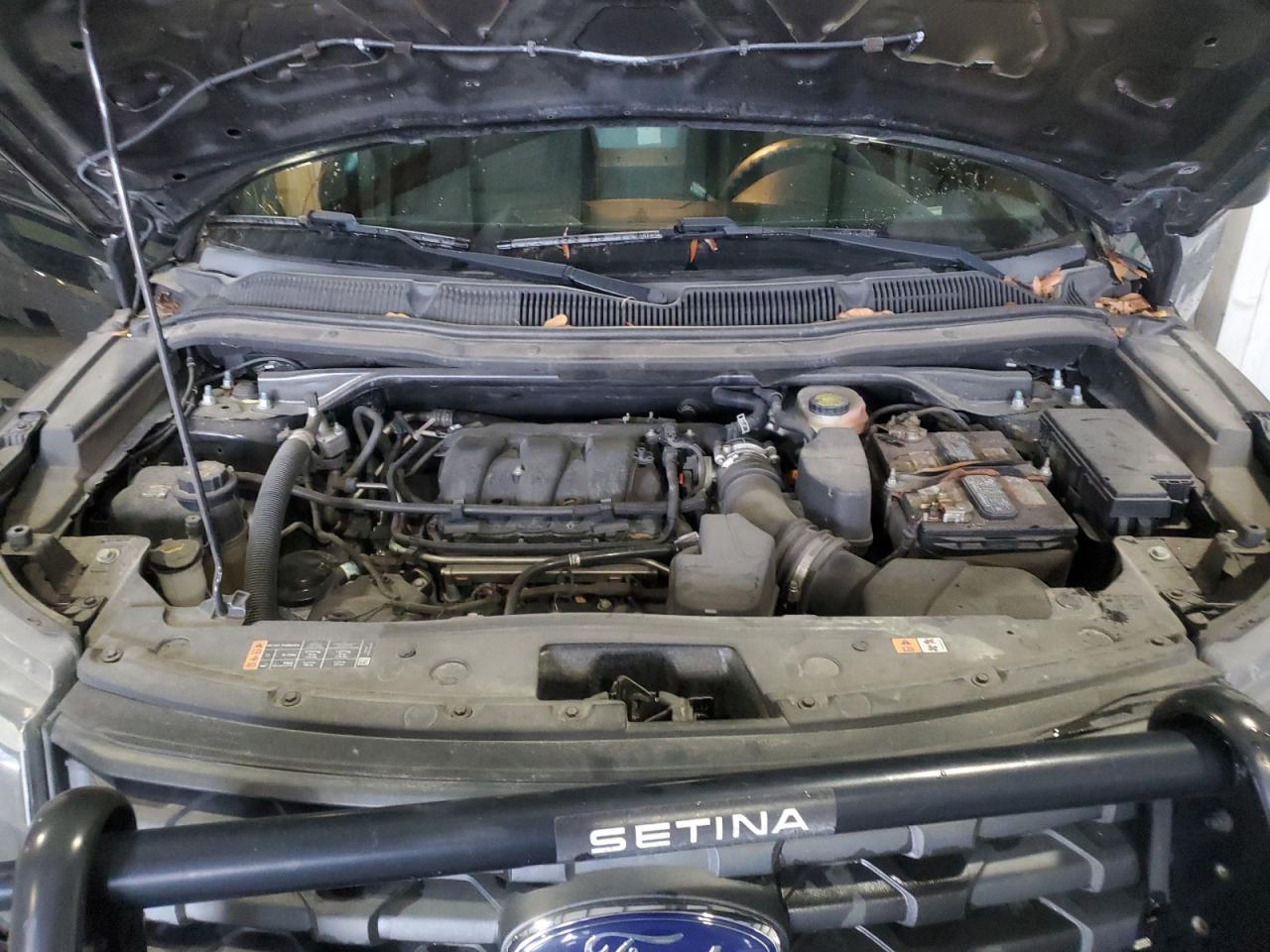 2017 Ford Explorer VIN 1FM5K8AR4HGB08020 Copart auction photo, front end / side damage thumbnail 12