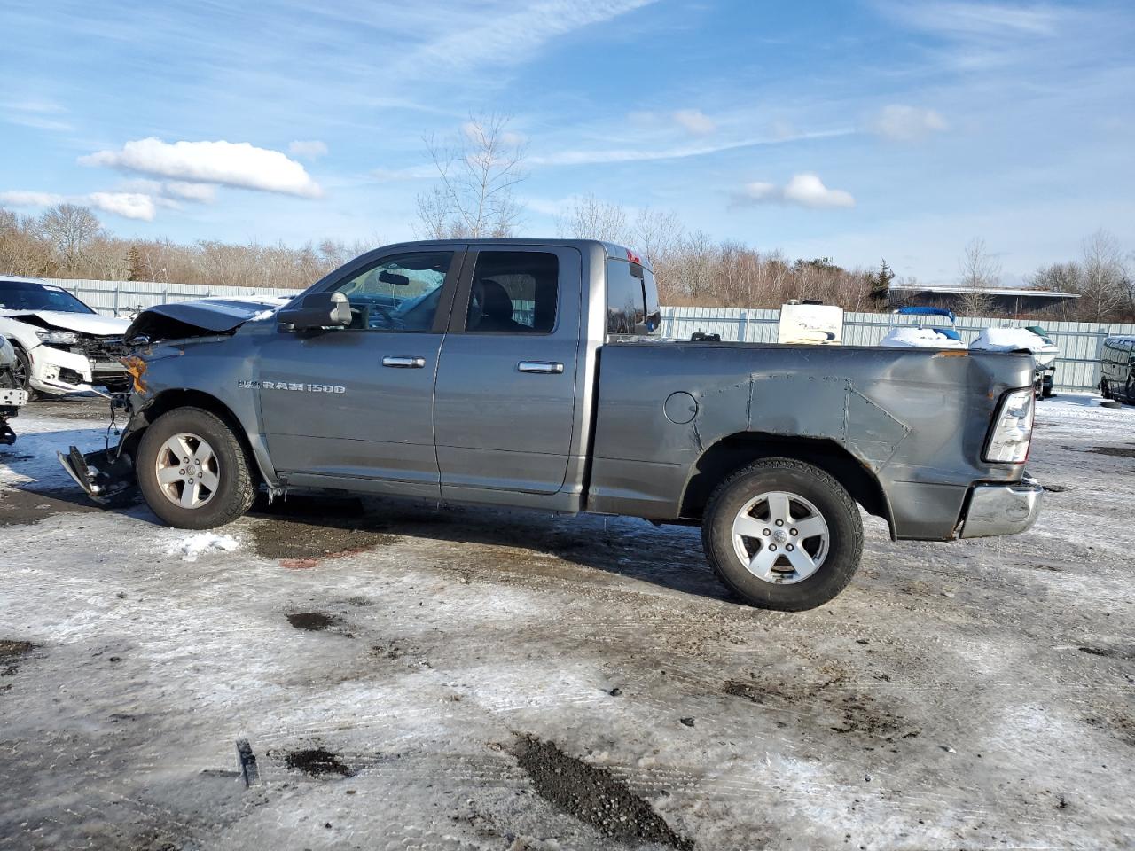 2011 Dodge RAM VIN 1D7RV1GT3BS616187 Copart auction photo, front end / rear end damage thumbnail 2