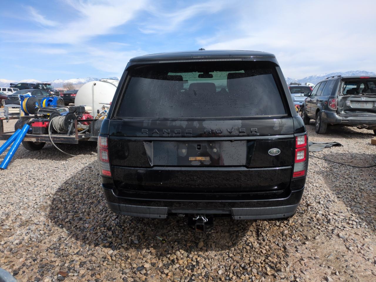 2015 Land Rover Range Rover VIN SALGS2VF5FA208727 Copart auction photo, side damage thumbnail 6