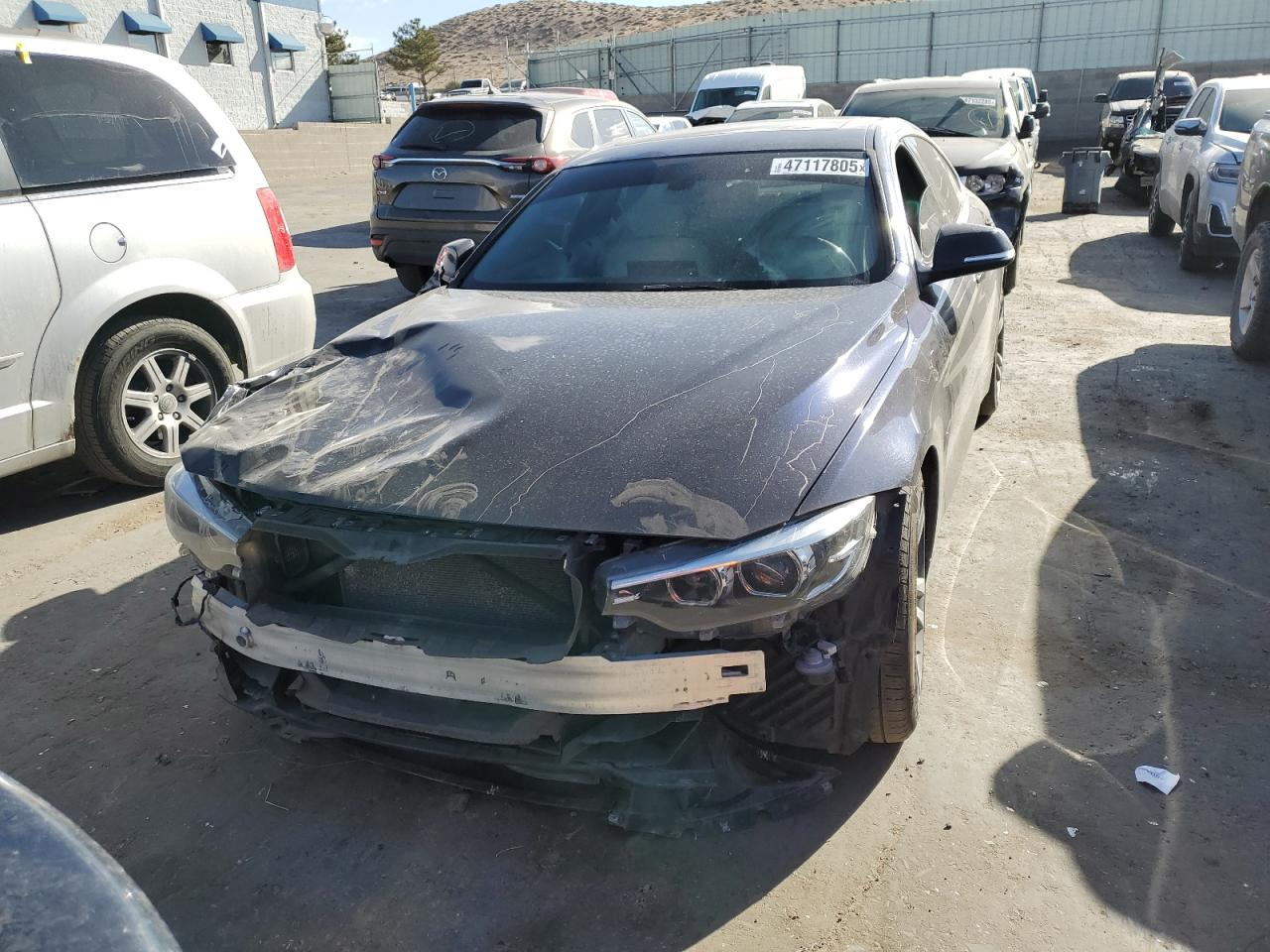 2018 BMW 4er VIN WBA4J5C57JBF07535 Copart auction photo, front end damage thumbnail 5