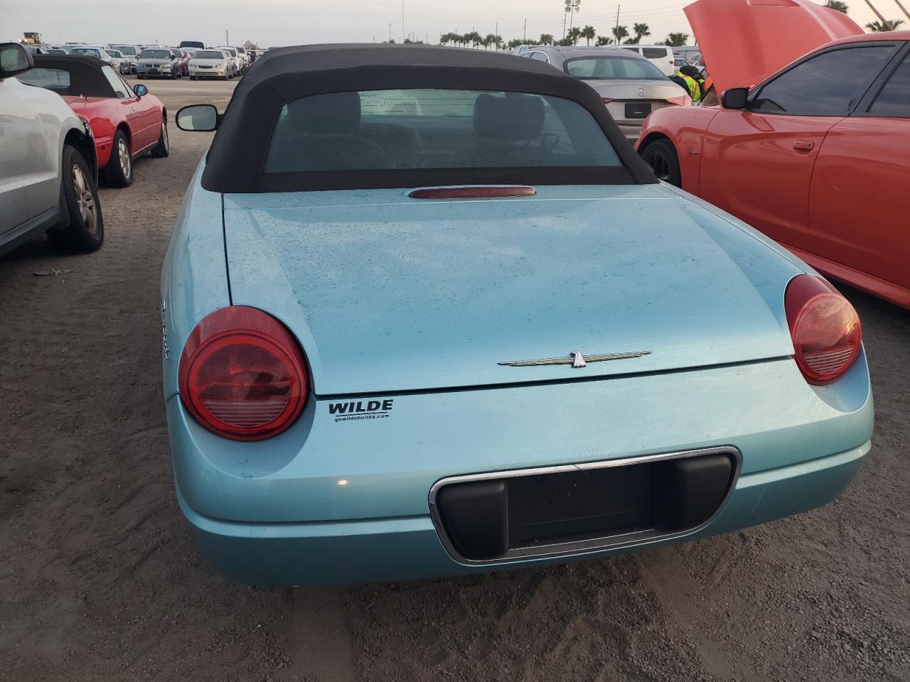 2002 Ford Thunderbird VIN 1FAHP60A82Y120729 Copart auction photo, water/flood damage thumbnail 6