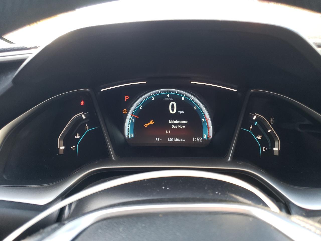 2017 Honda Civic VIN 2HGFC2F71HH504339 Copart auction photo, front end / minor dent/scratches damage thumbnail 9