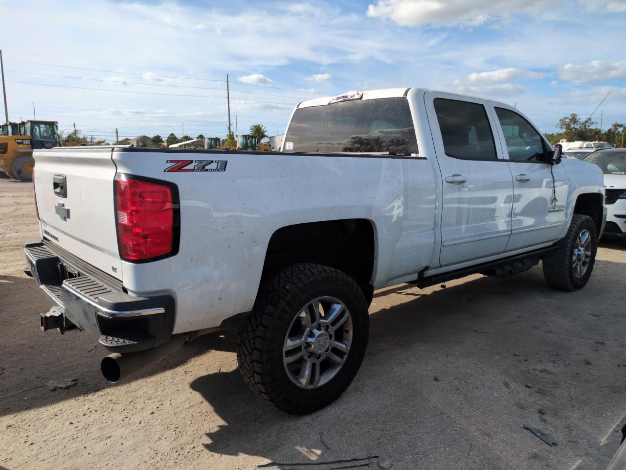2018 Chevrolet Silverado VIN 1GC1KVEY0JF250220 Copart auction photo, front end / top/roof damage thumbnail 3