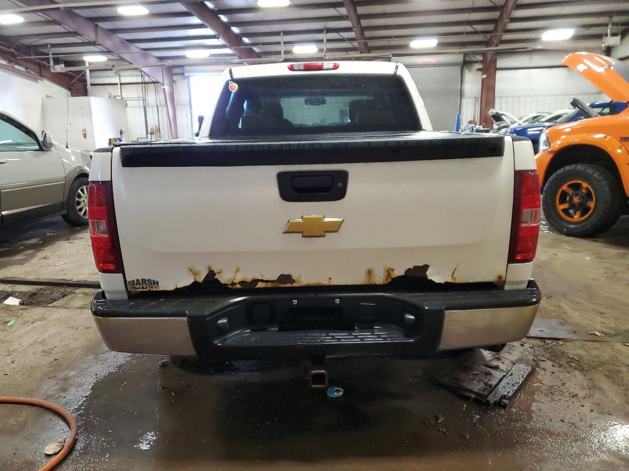 2013 Chevrolet Silverado VIN 3GCPKTE7XDG358675 Copart auction photo, side / front end damage thumbnail 6