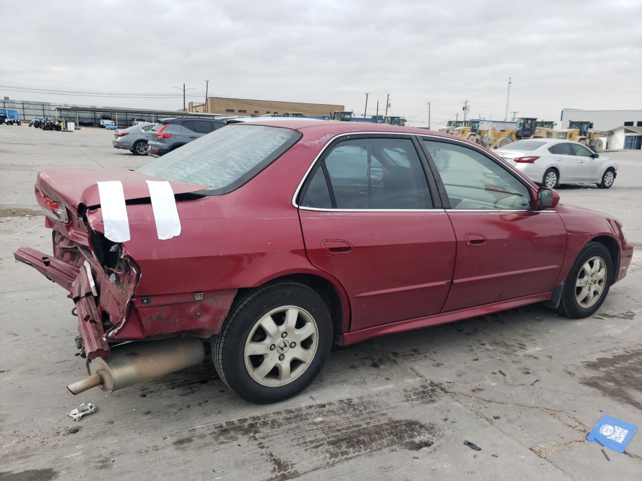 2001 Honda Accord VIN 1HGCG56691A131586 Copart auction photo, rear end damage thumbnail 3