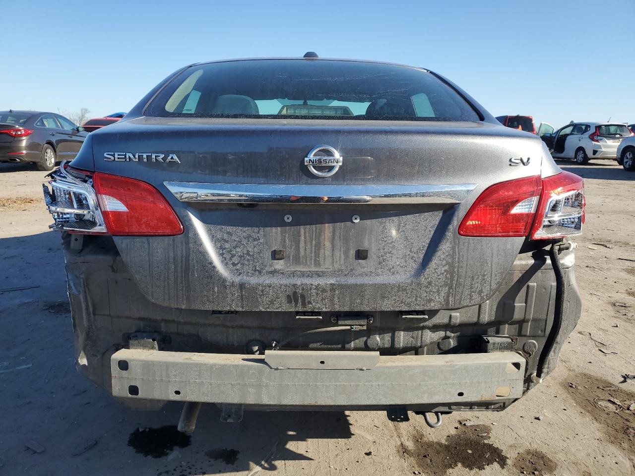 2019 Nissan Sentra VIN 3N1AB7AP3KY404098 Copart auction photo, rear end / front end damage thumbnail 6