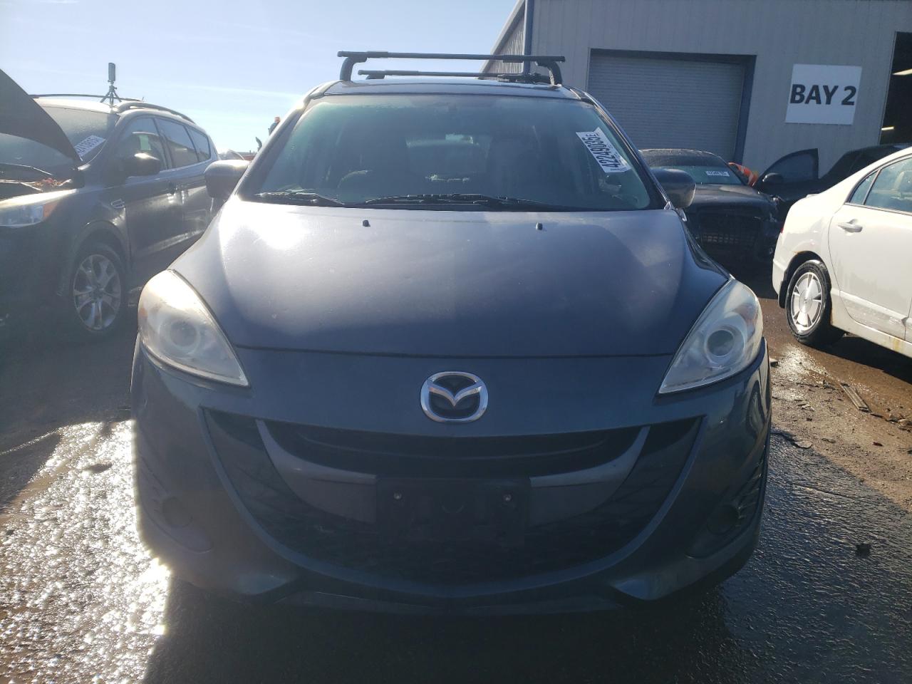 2012 Mazda 5 VIN JM1CW2BL3C0117302 Copart auction photo, front end / side damage thumbnail 5