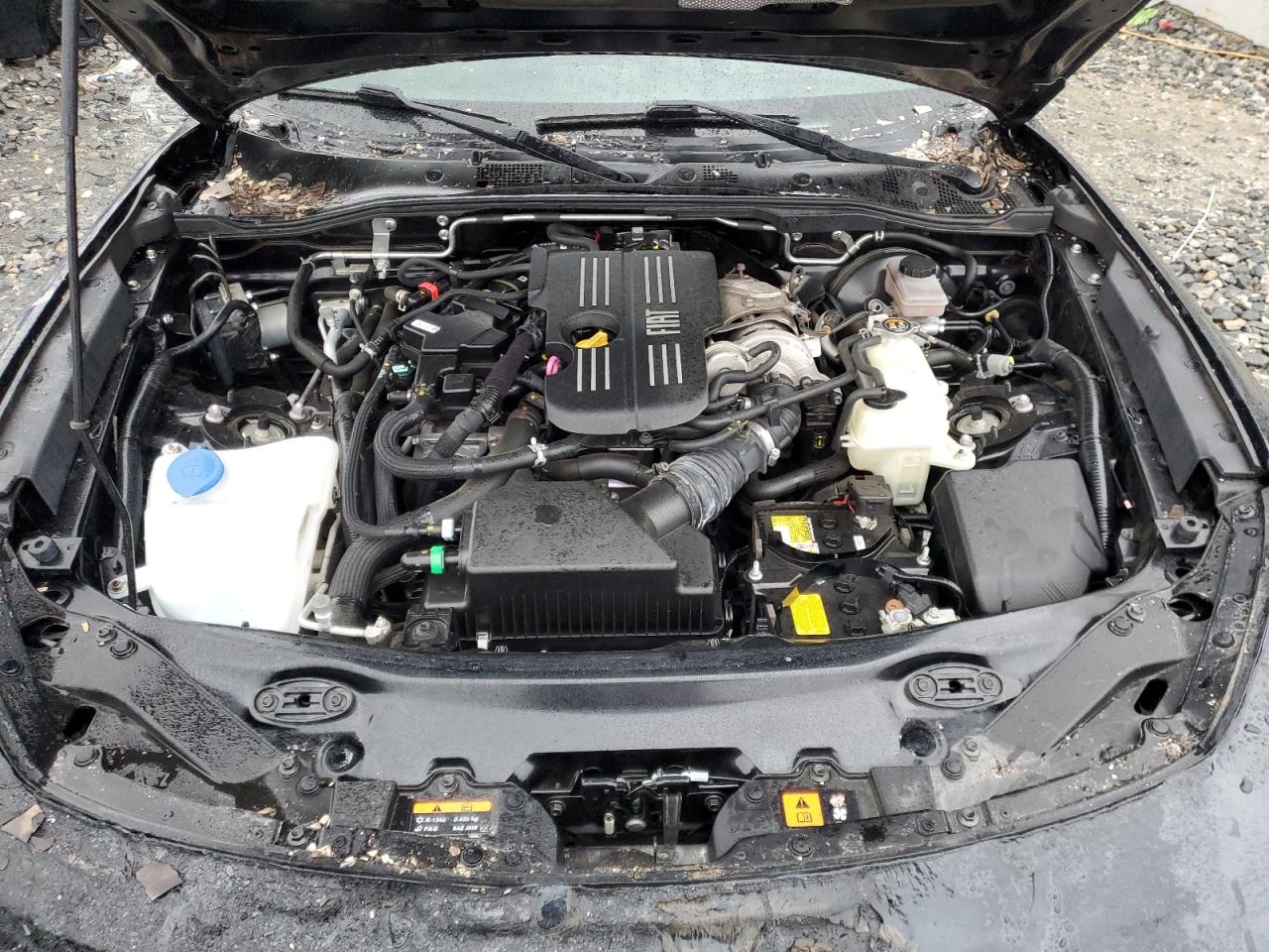 2018 Fiat 124 Spider VIN JC1NFAEK4J0139793 Copart auction photo, burn damage thumbnail 11