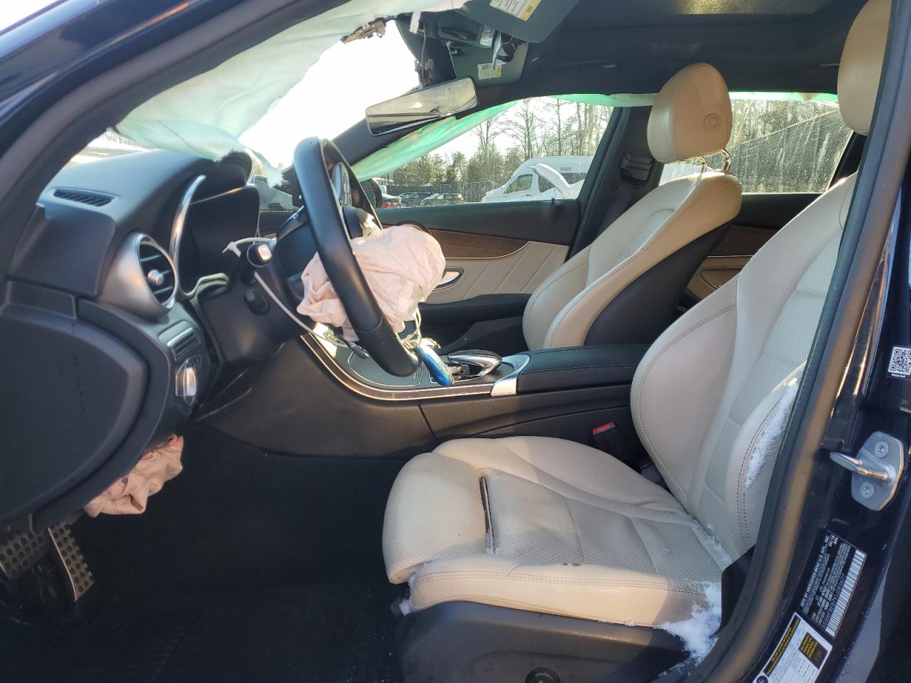 2019 Mercedes-Benz C-klasse VIN 55SWF8EB7KU283677 Copart auction photo, all over damage thumbnail 7
