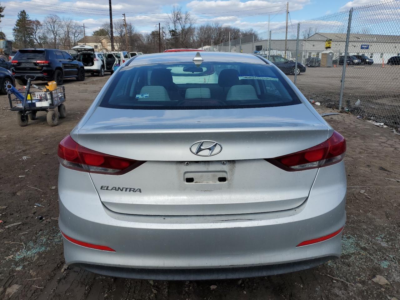 2018 Hyundai Elantra VIN 5NPD84LF1JH353952 Copart auction photo, front end damage thumbnail 6