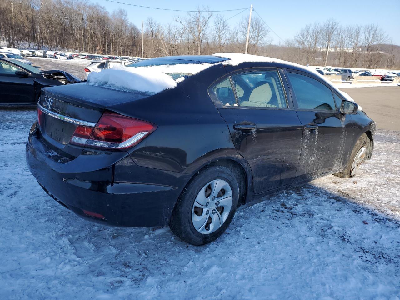 2015 Honda Civic VIN 19XFB2F50FE276648 Copart auction photo, front end / minor dent/scratches damage thumbnail 3