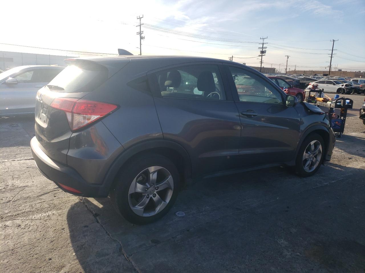 2017 Honda HR-V VIN 3CZRU5H36HG700162 Copart auction photo, undercarriage / front end damage thumbnail 3