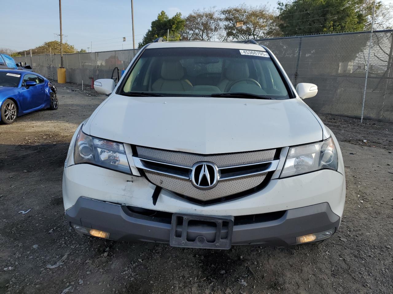 2009 Acura MDX VIN 2HNYD28619H532050 Copart auction photo, front end damage thumbnail 5