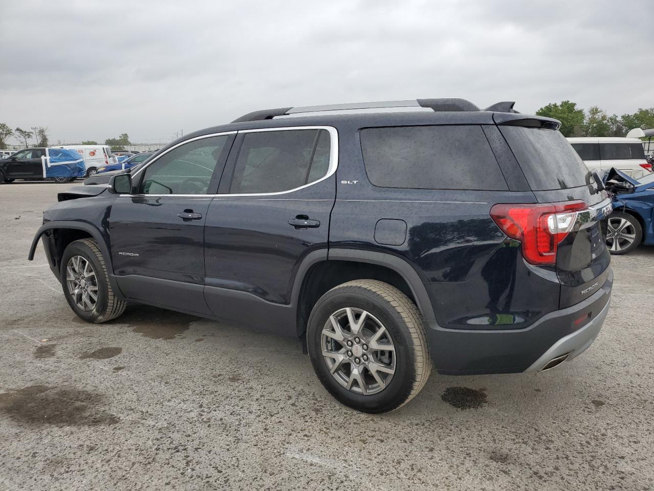 2021 GMC Acadia VIN 1GKKNMLS8MZ176038 Copart auction photo, front end / side damage thumbnail 2