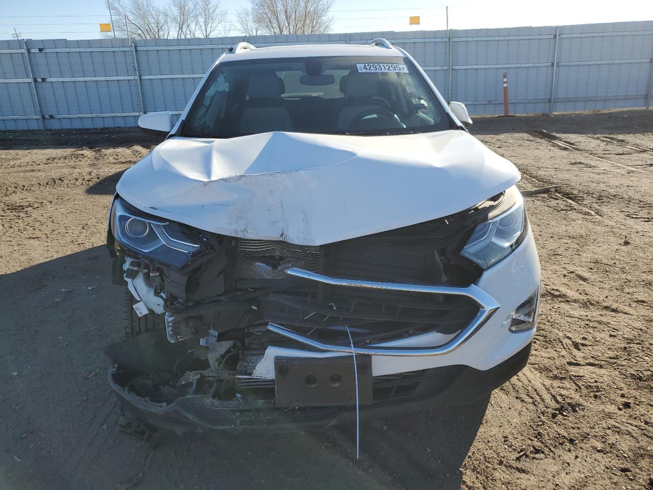 2018 Chevrolet Equinox VIN 2GNAXSEVXJ6288450 Copart auction photo, front end damage thumbnail 5