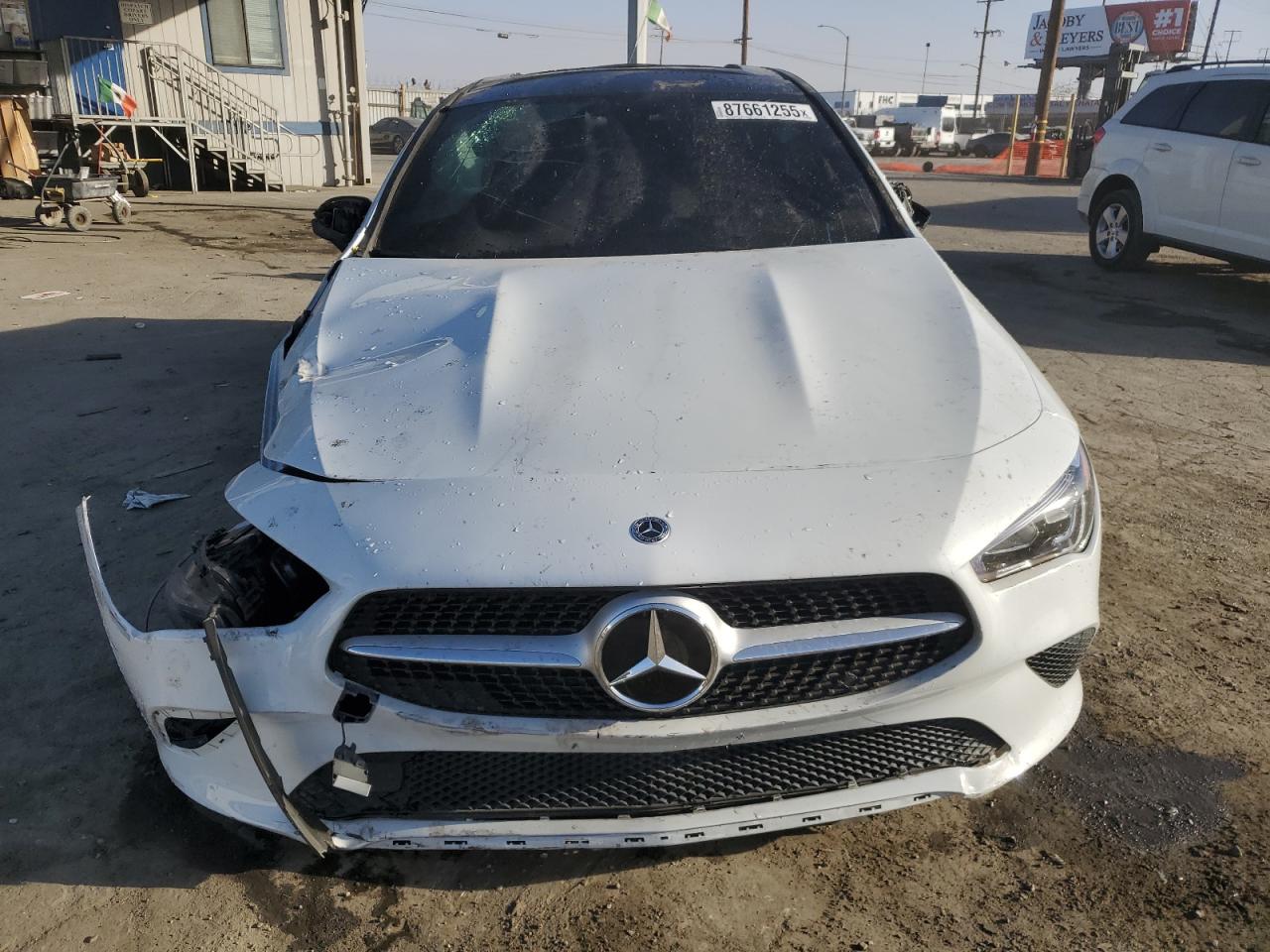 2022 Mercedes-Benz CLA-klasse VIN W1K5J4GB7NN318960 Copart auction photo, all over damage thumbnail 5