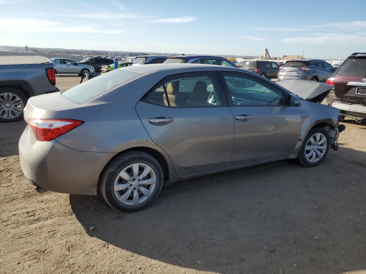 2016 Toyota Corolla VIN 2T1BURHE1GC604979 Copart auction photo, front end damage thumbnail 3