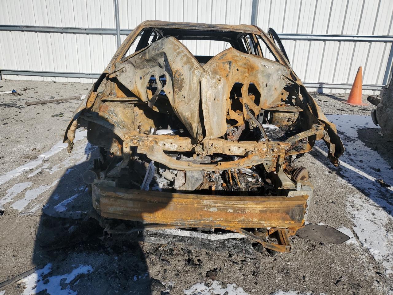 2016 Chevrolet Sonic VIN 1G1JC6SB9G4114426 Copart auction photo, burn damage thumbnail 5