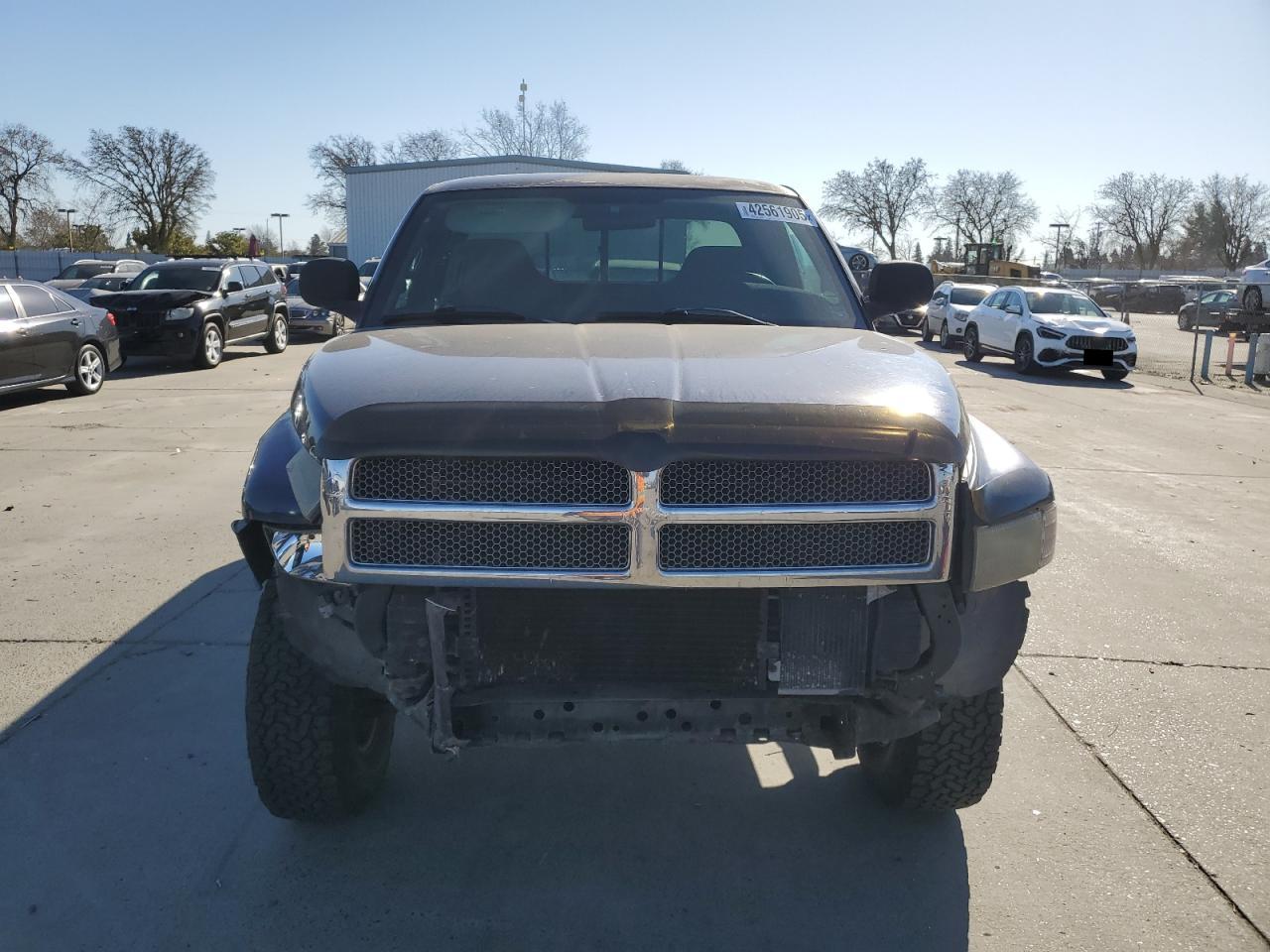 2001 Dodge RAM VIN 3B7KF23631G183975 Copart auction photo, front end / rear end damage thumbnail 5