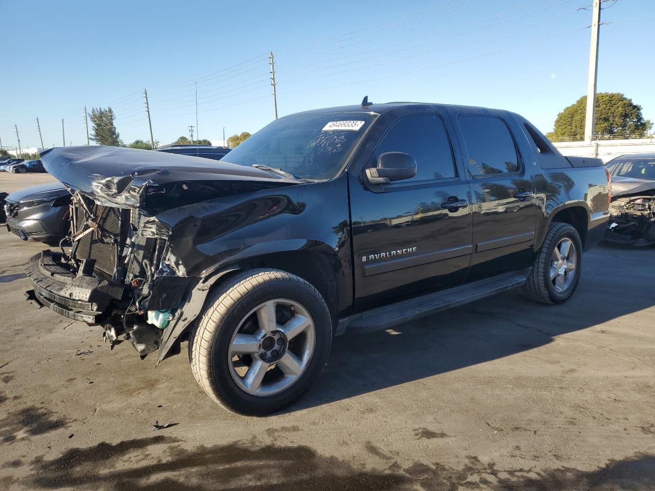 2008 Chevrolet Avalanche VIN 3GNEC12078G112860 - Copart auction photo