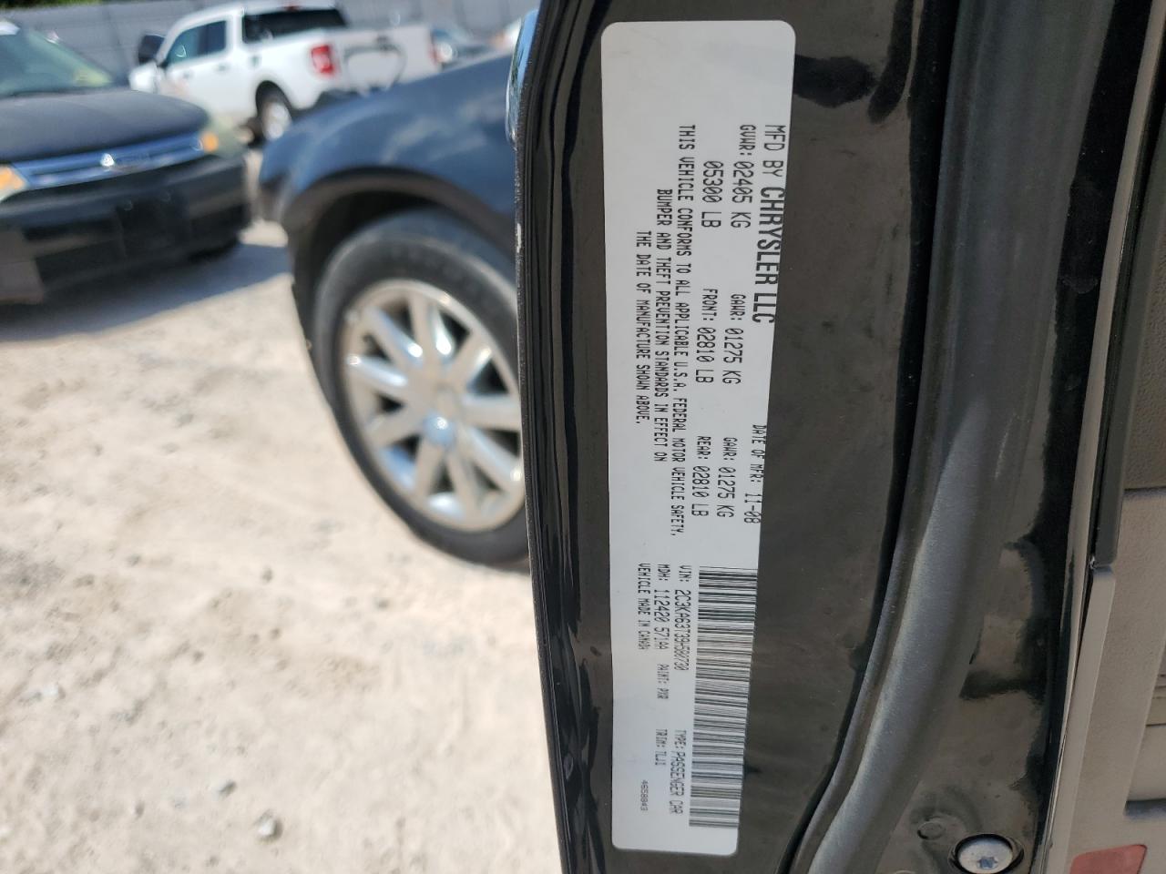 2009 Chrysler 300 VIN 2C3KA63T39H580730 Copart auction photo, front end damage thumbnail 12