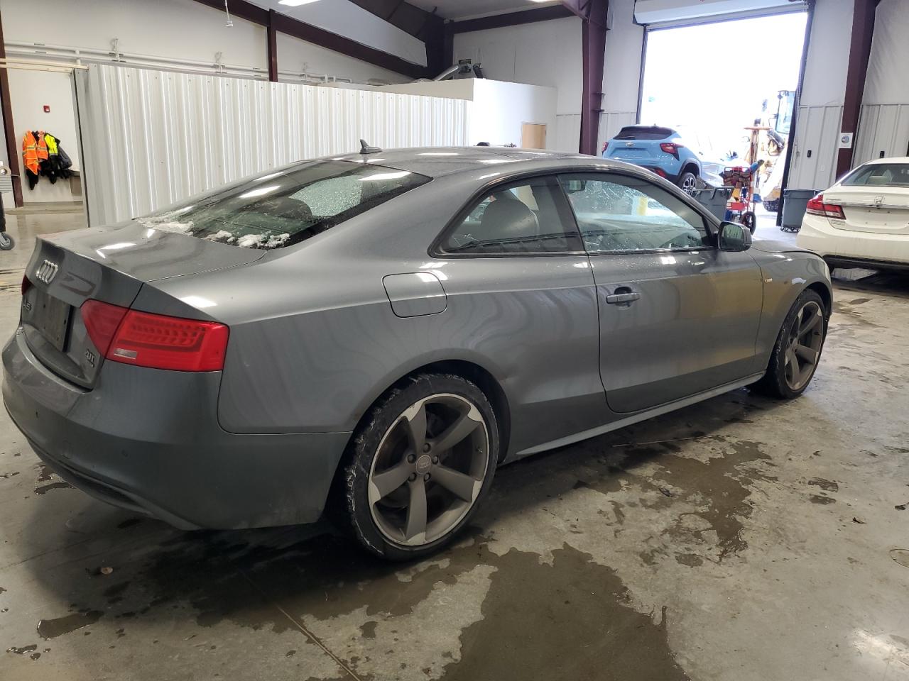 2014 Audi A5 VIN WAU4FAFR4EA053245 Copart auction photo, front end damage thumbnail 3