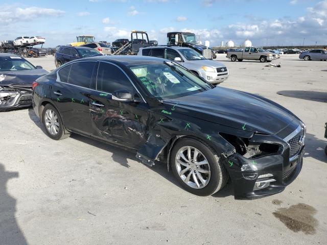 2015 Infiniti Q50 VIN JN1BV7AR3FM421361 Copart auction photo, all over damage thumbnail 4