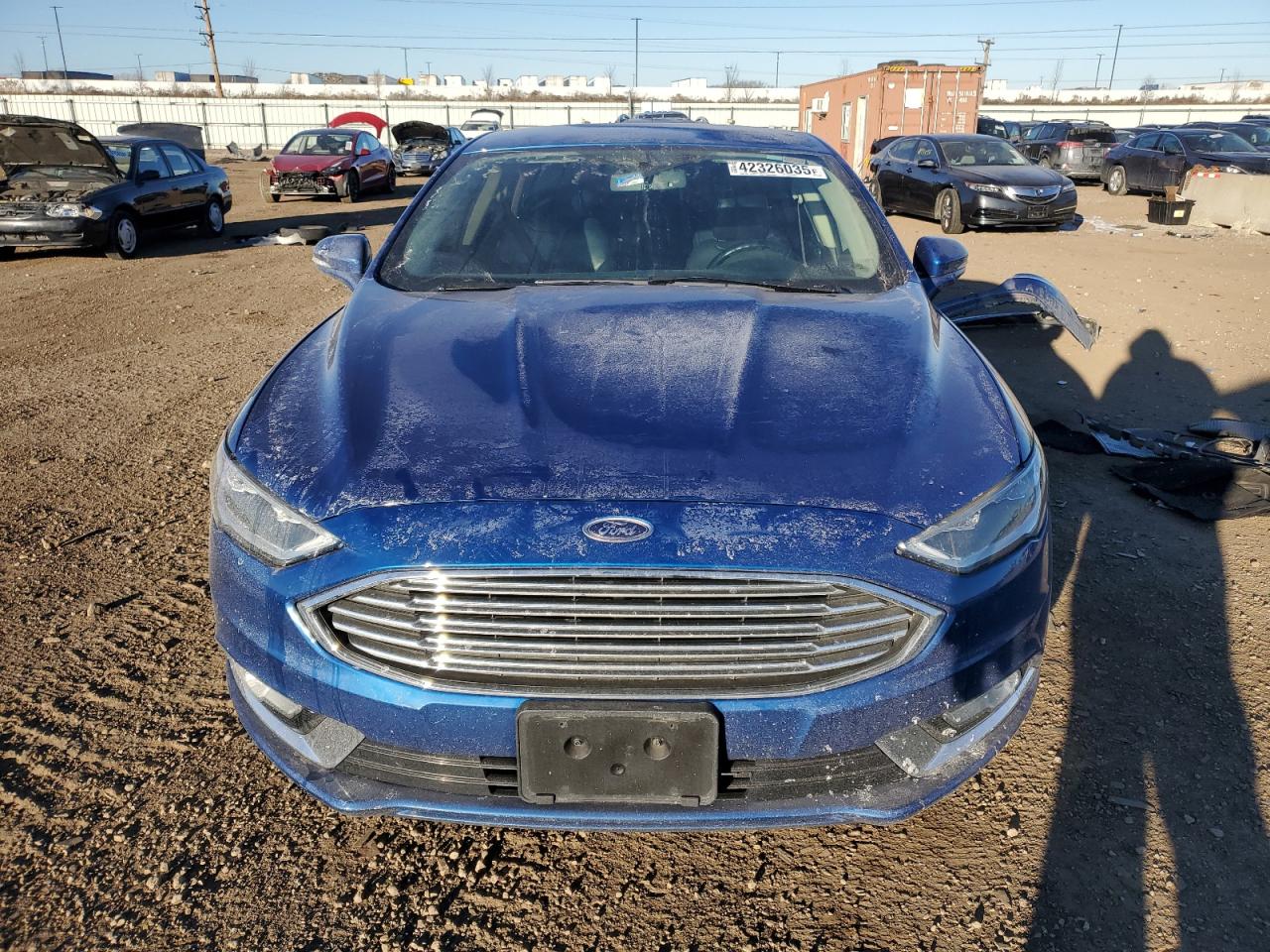 2017 Ford Fusion VIN 3FA6P0HD7HR311536 Copart auction photo, rear end damage thumbnail 5