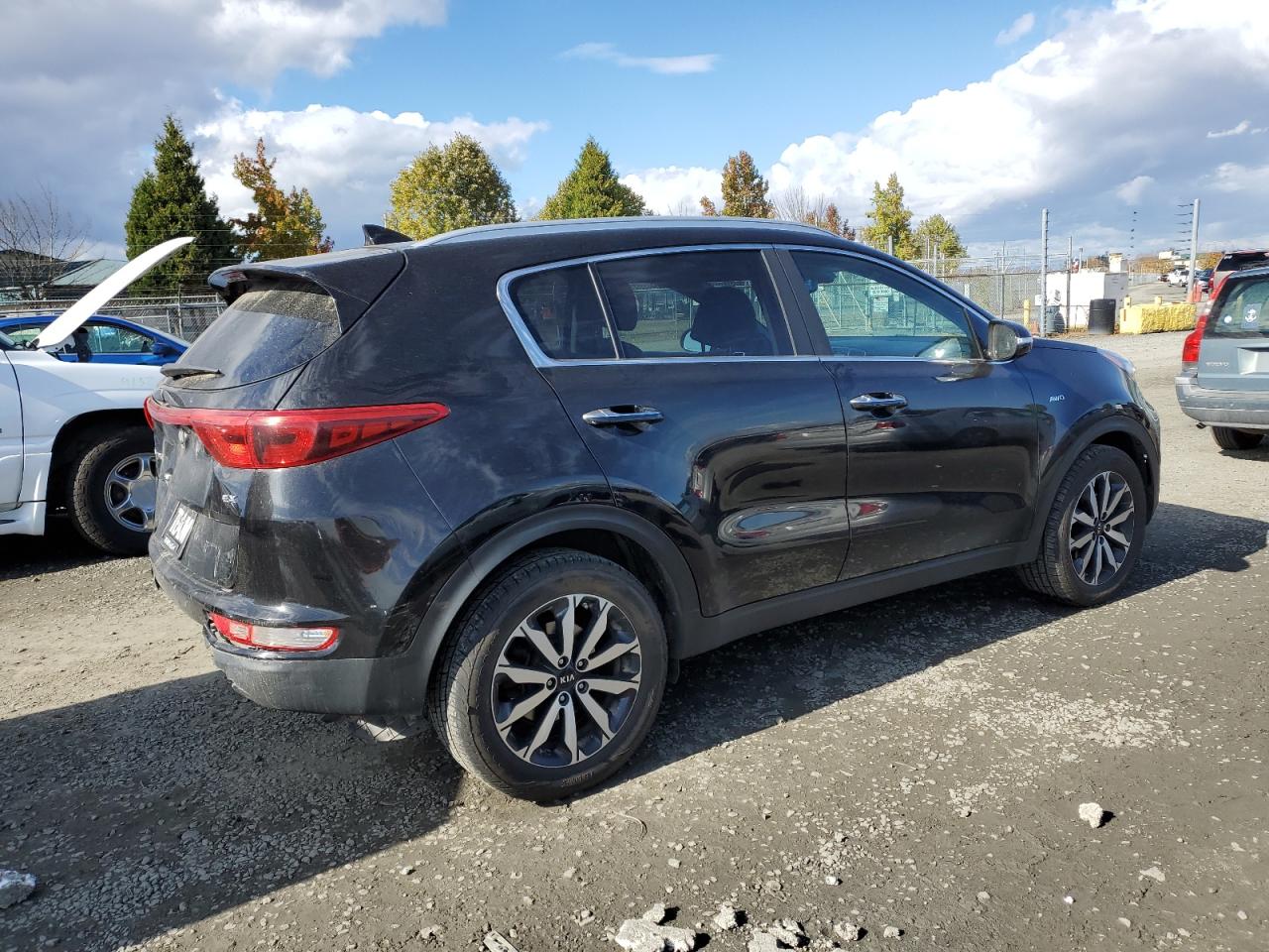 2017 KIA Sportage VIN KNDPNCAC9H7264864 Copart auction photo, rear end damage thumbnail 3