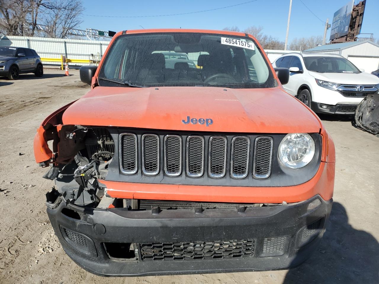 2015 Jeep Renegade VIN ZACCJAAT8FPC32938 Copart auction photo, front end damage thumbnail 5