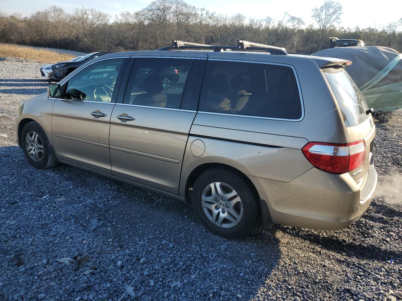 2006 Honda Odyssey VIN 5FNRL38406B406295 Copart auction photo, side / rear end damage thumbnail 2