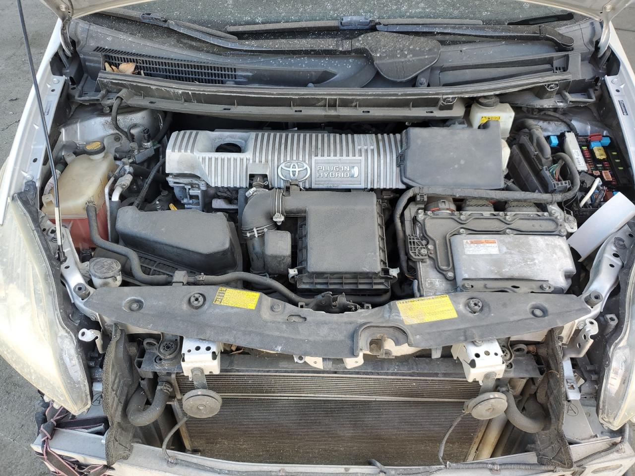 2012 Toyota Prius VIN JTDKN3DP5C3027765 Copart auction photo, side / front end damage thumbnail 12