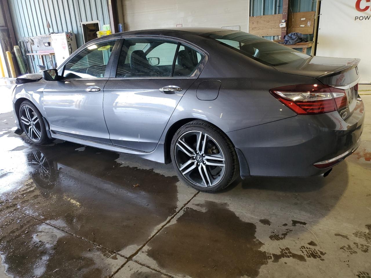 2017 Honda Accord VIN 1HGCR2F17HA291490 Copart auction photo, front end / minor dent/scratches damage thumbnail 2
